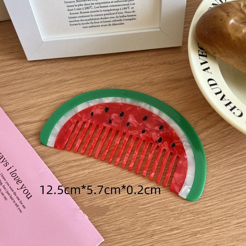 1PC Cute Creative Cartoon Anti-static Acetate Hair Comb Lovely Hair Care Hairdressing Combs Head Massage Hairbrush Tool Accessor