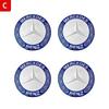 4pcs 56mm 60mm 65mm 75mm Car Wheel Center Hub Caps Sticker Badge For Mercedes Benz A B C E class GLA GLC CLA GLK W204 W205 W212