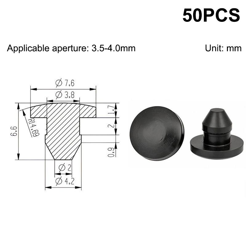 50Pcs Silicone Stopper Rubber Stopper For Caravan Camper Heatproof Spacers, Non-Slip Lid Lifters To Prevent Scratches & Spills