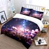 "Flower Galaxy Dream Set" Soft Comfortable Duvet Cover Bedding Set Included 1*Duvet Cover & 2*Pillowcases, gift