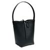 [High-quality] Genuine Leather Single Shoulder Portable Large-capacity High-end Sense Imported Light Drop Lychee Pattern Cowhide Commuter Bucket Bag