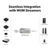 WiiM Vibelink Amp 100W Power Amplifier ESS 9039Q2M DAC TI TPA3255 Compatible with WiiM Digital Inputs Silver [Direct Import] & Mini/Pro/Pro