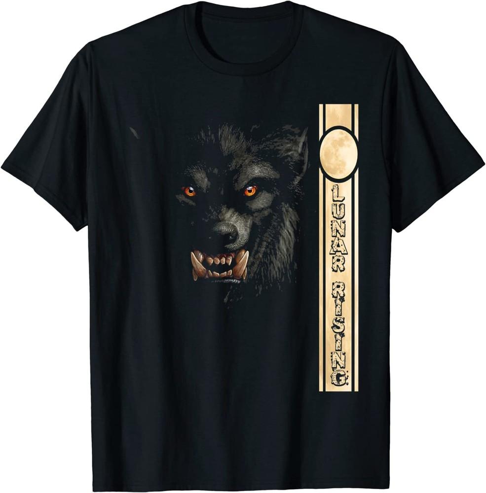 Cool Werewolf Lychan Full Moon Halloween T-Shirt Size S-5XL Unisex T-Shirt XL