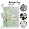 Pearl Lotus Painting Kit Handmade DIY Elegant Floral Home Decoration Painting