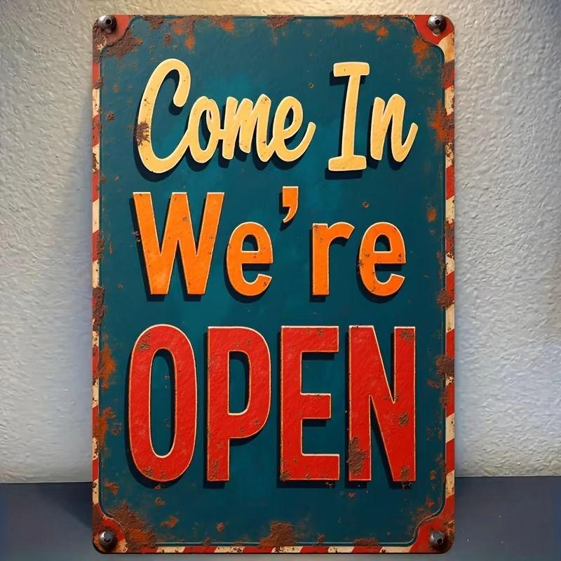 Vintage Metal Tin Sign 20x30cm for Home Bar Wall Decor