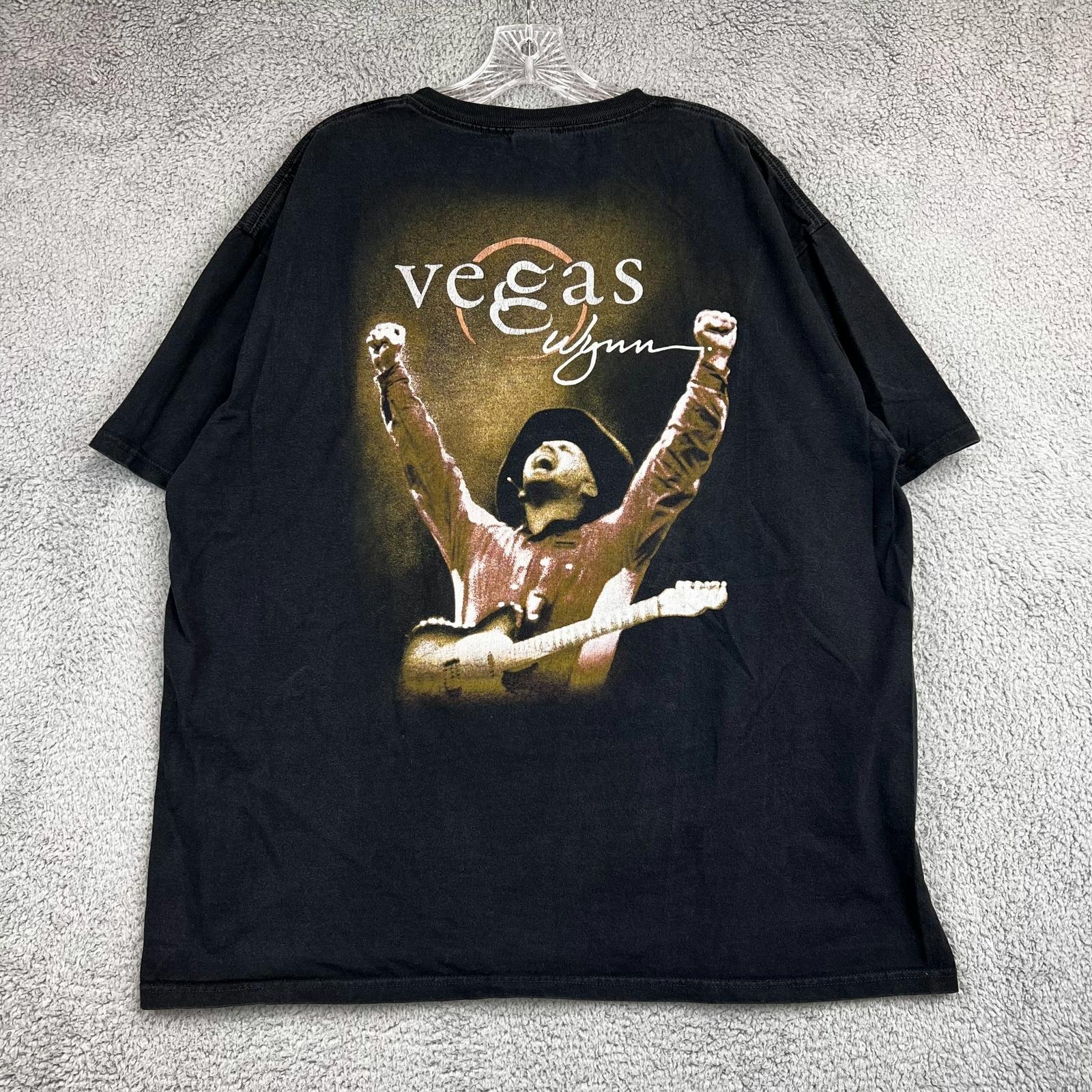 T-ShirtGARTH BROOKS VEGAS CONCERT T SHIRT ONLY GARTH WYNN ONLY BLACK ~ Adult Small 2X L