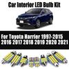 For Toyota Harrier 1997-2015 2016 2017 2018 2019 2020 2021 Canbus Car LED Bulbs Vehicle Interior Dome Reading Trunk Light Kit Bulbs 7