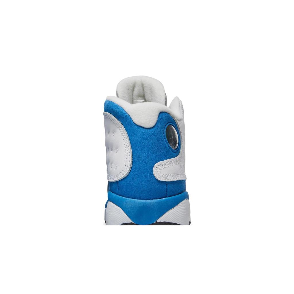 Air Jordan 13 Retro Grade School 'Italy Blue' (Unisex) White / Italy Blue / Black / Wolf Grey Kids' Basketball Shoes 439358 107
