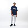Champion Short Sleeve Antibacterial and Odor Resistant Polo Shirt with UV and Heat Shielding Graphic Logo Navy Men's Quick-Drying, Protection, Print,