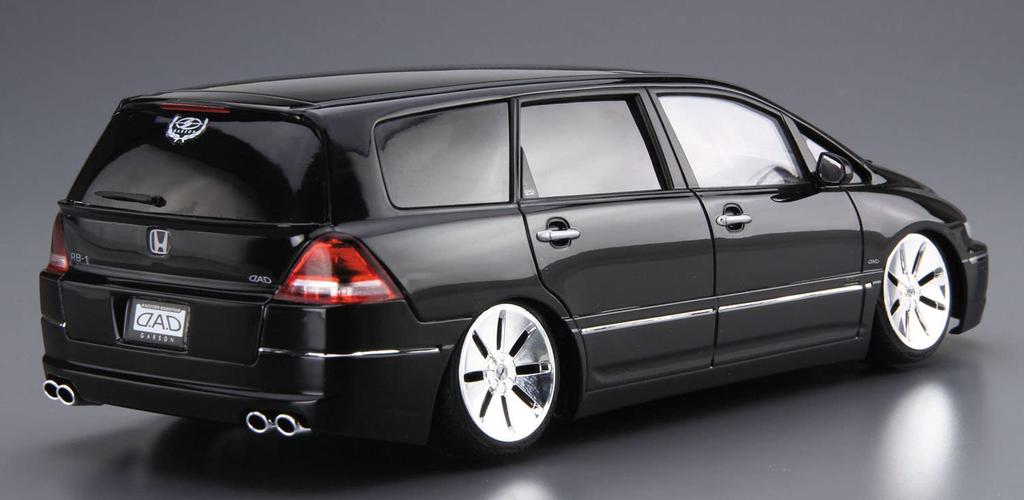 Aoshima Bunka Kyozai The Tuned Car Series 17 Honda RB1 Odyssey 2003 Plastic Model (AOSHIMA) 1/24 No. D.A.D