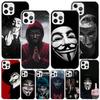 Anonymous V Mask Phone Case For iPhone 17 Air 16 Pro Max 16E 15 + 14 Plus 11 12 13 Mini 7 8 SE Gift Print Cover Fundas 17 Air 16