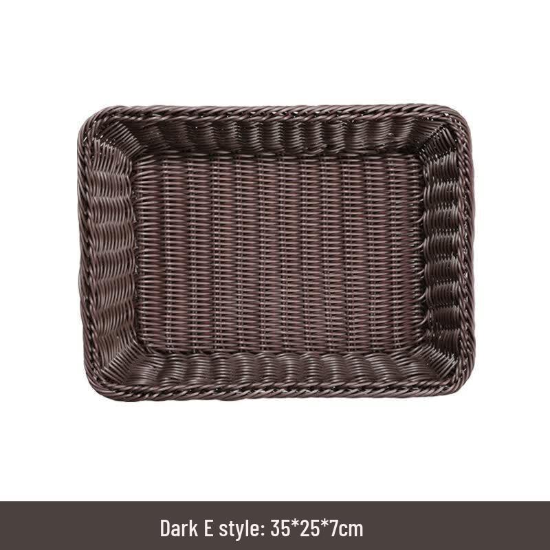 Imitation Rattan Storage Basket