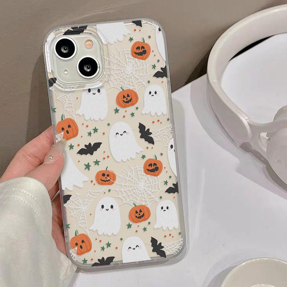 iPhone 17 Pro Max Halloween Ghost Frosted Drop-Proof Case