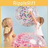Durable 12" Confetti Balloon Latex Helium Adds A Fun Touch To Birthday And Wedding Decor