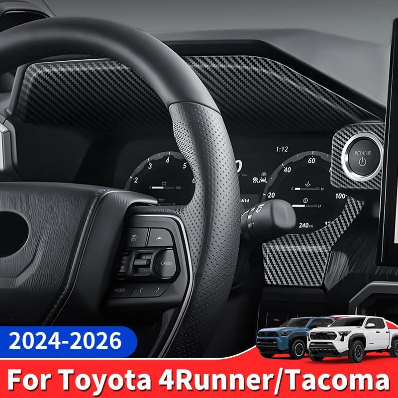 For 2024-2026 Toyota 4Runner Tacoma Dashboard Instrument Frame Decorative Panel Interior Upgraded Accessories