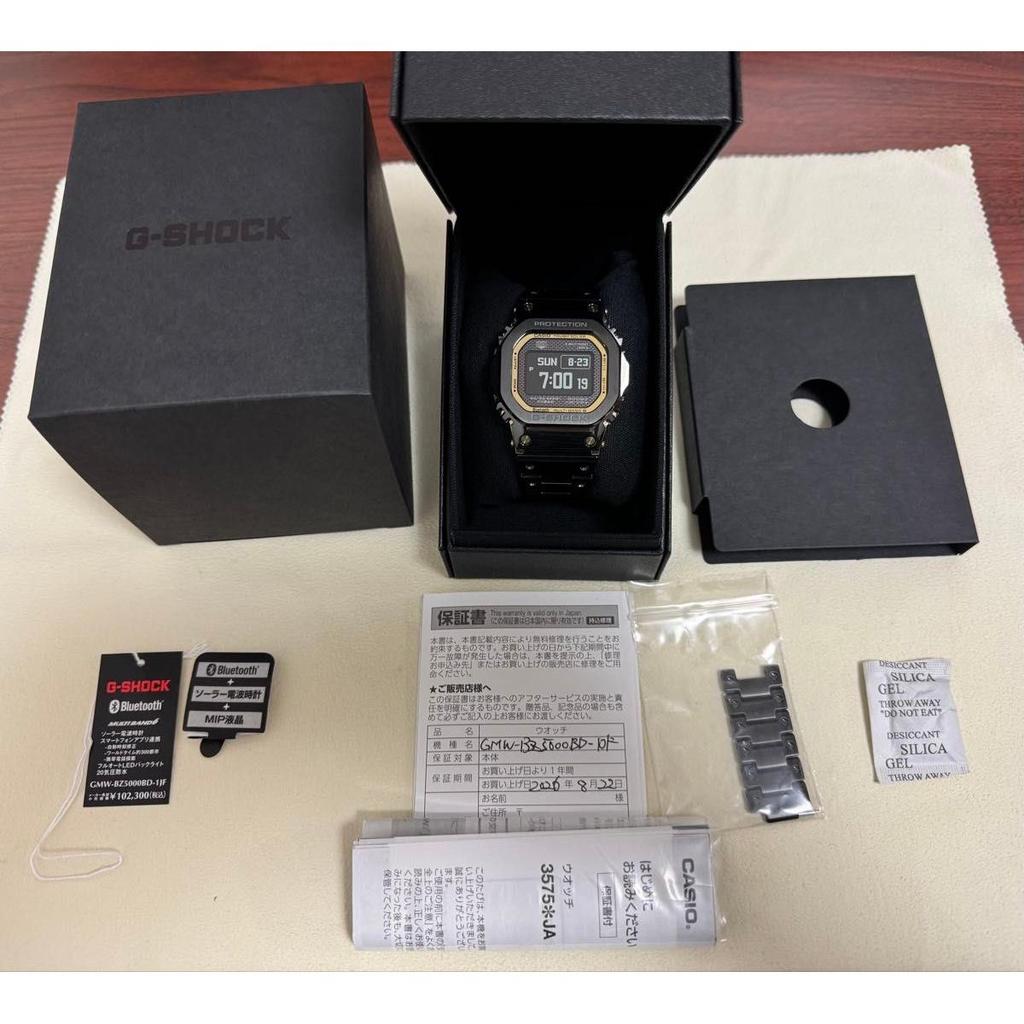 Used [New] CASIO G-SHOCK GMW-B5000BD-1JF Full Metal Black Radio Solar