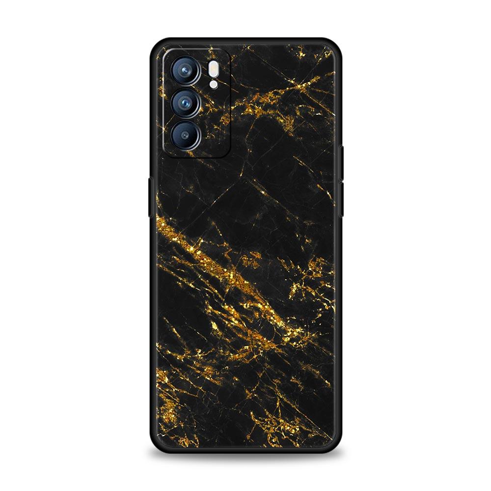 Love Marble Pattern Soft Phone Case For Oppo Find X5 A54 A53 A52 A9 2020 A15 A95 A16 A76 A74 A12 Reno7 SE Reno6 Pro 5G TPU Cover