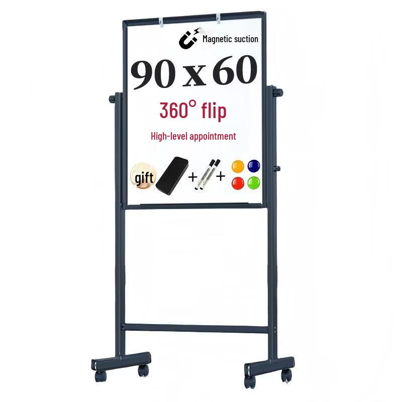 Deli 60x90cm H-Frame Double-Sided Magnetic Easel Whiteboard
