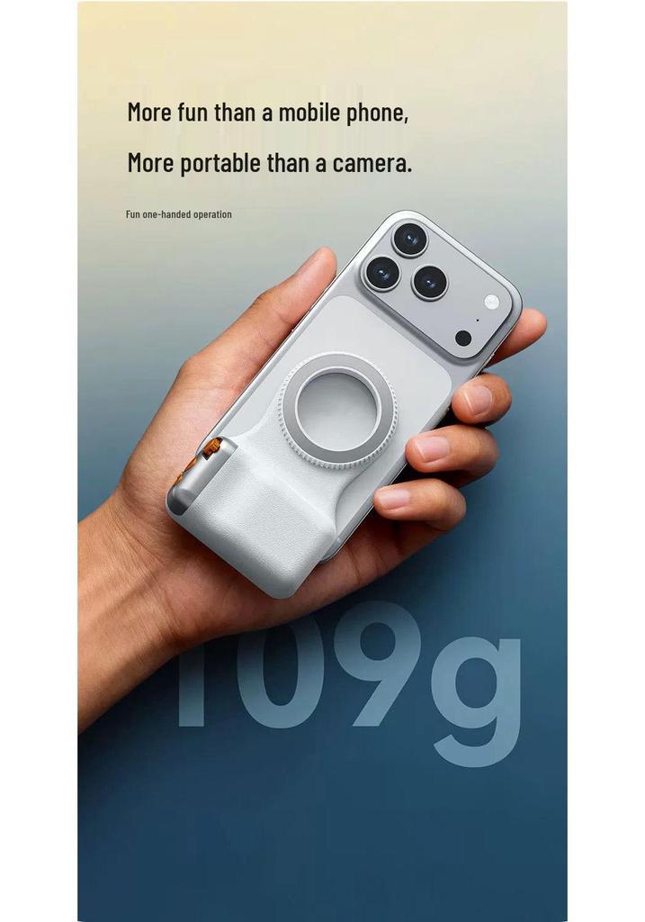 Magnetischer Bluetooth Selfie-Stick mit wechselbarem Objektiv und Handheld-Stabilisator