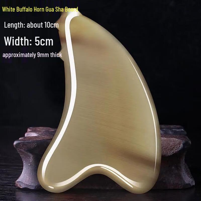 Natural White Buffalo Horn Gua Sha Board