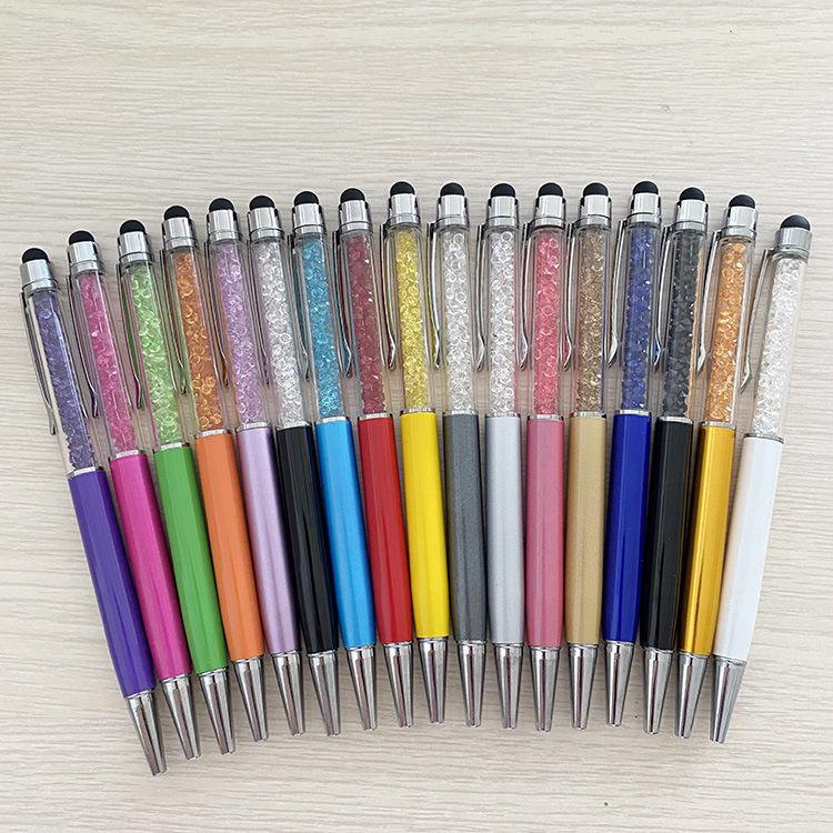 Sailai Crystal Diamond Metal Ballpoint Pen - Twist Design with Customizable Logo Option