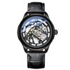 MOHDNE Modun Orologio Meccanico Automatico Pelle Vuoto Orologio da Uomo Semplice Impermeabile Tendenza Luminoso Orologio da Uomo