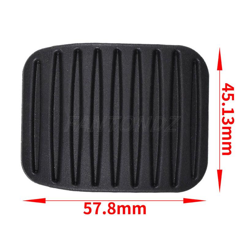 2Pcs Car Brake Clutch Pedal Pad Rubber Cover For Vauxhall Corsa D E Adam Meriva B 93188880 For Opel 5560719