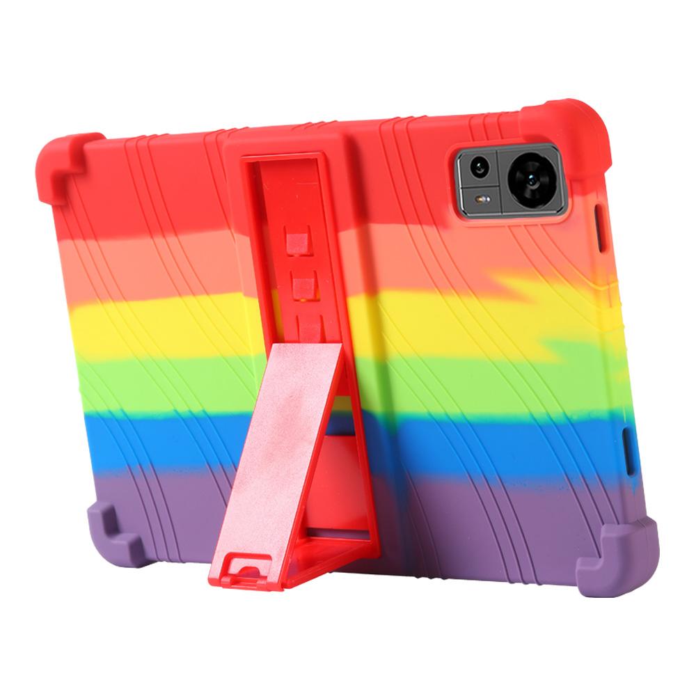 Kids Safe Soft Silicone Tablet Case for Teclast T60 12.0 inch Adjustable Multi-angles Stand Cover Shockproof Protection Shell