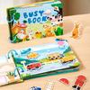 Children Busy Book Matching Number & Letter Games Animals Vehicles Dinosaurs Stickers Interactive Learning Activity Book TMZ