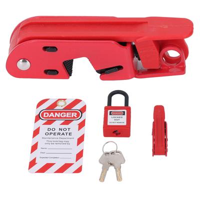 Circuit Breaker Lockout Device Combination Kit Aluminium Alloy Standard Industrial Air Switch Safe