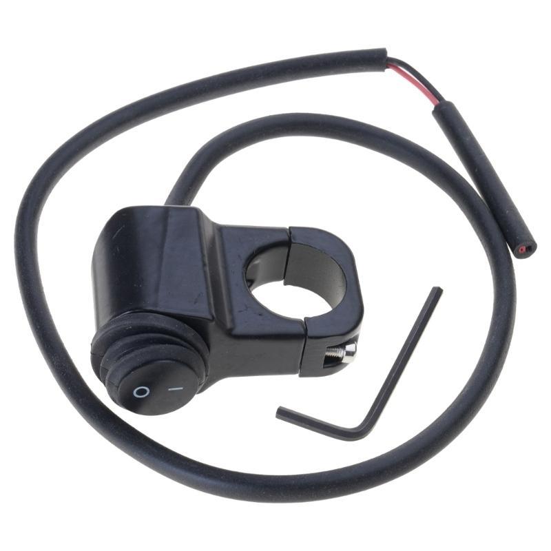 31BC Motorcycle Headlight Switch 7/8" Handlebar Light Switch Motorcycle Handlebar On Off Button Switch Fog Brake Light Switch