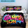 Game Night Adventure 3pcs Bedding,Including 1pc Duvet Cover And 2pcs Pillowcases Perfect for Christmas,Ideal for Bedroom, Dormitory
