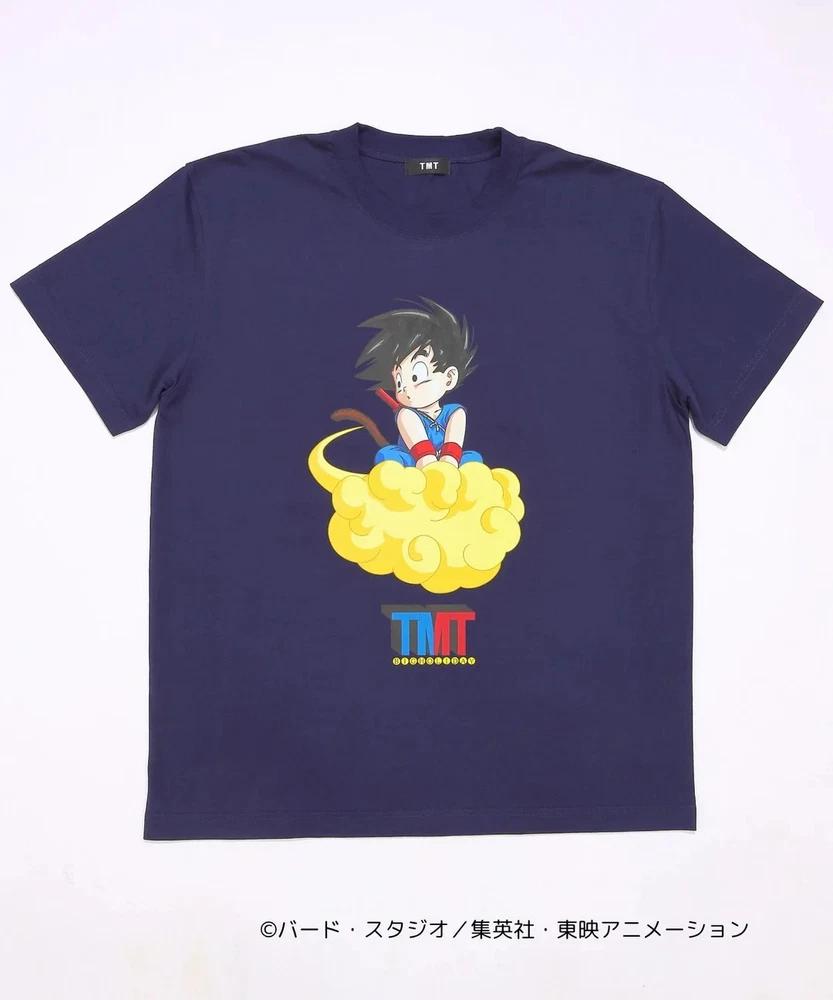 Tmt Dragon Ball Cotton TShirt Goku Navy Japan Original New M
