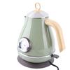 1.7L Electric Kettle Retro Wood Grain Dry Boil   Home Electric Kettle with Temperature Display