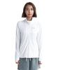 ROXY Aurora Stand Zip-Up Rash Guard Wht