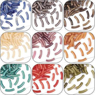 20Pcs Acrylic Bicolor Beads For DIY Necklace Bracelet Earrings Jewelry Making Craft Accessories