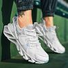 Putian coconut black breathable running shoes shock-absorbing running mesh shoes casual summer blade sports trendy shoes