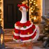 Christmas Yard Decoration Outfit with Hat and Cape