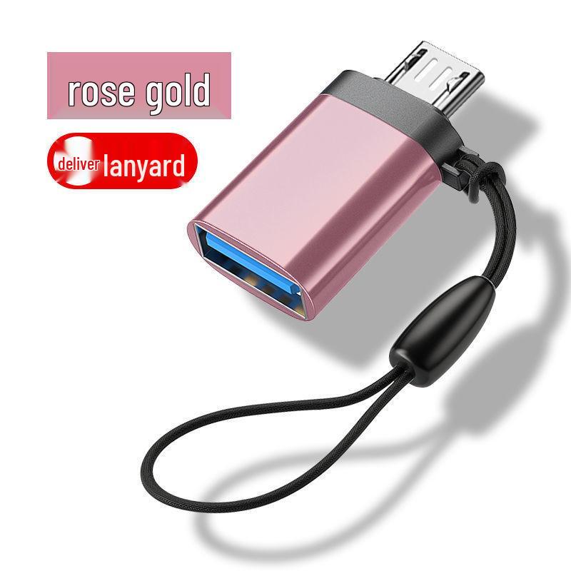 Android 3.0 Two-in-One OTG Adapter: Type-C To USB Multi-function Converter with Lanyard.