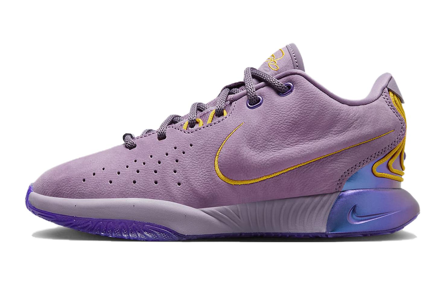 Nike LeBron 21 Purple Rain GS FZ7189-500 37.5