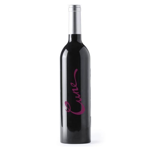 Coffret Accessoire Vin en forme de Bouteille de Vin noir Aimantée : Tire Bouchon, Bec verseur, Bague anti gouttes et Bouchon