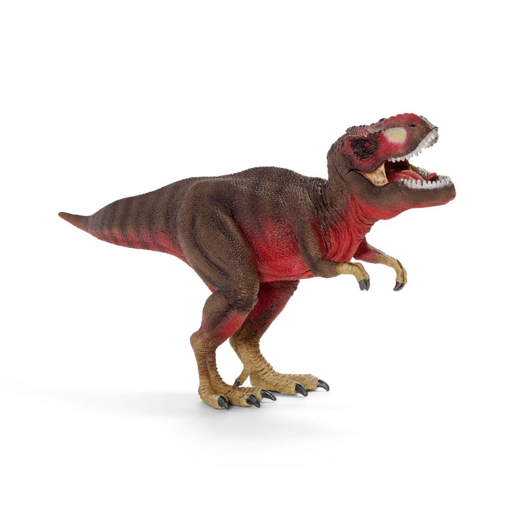 Schleich Tyrannosaurus Rex Ages Realistic Dinosaur Toy 72068 (Red) Figure, 5+,