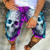 Short de Bain Imprimé Harajuku 3D Crâne pour Homme Mode d'Été Maillot de Bain Sportif Streetwear Short de Plage à Taille Élastique Vêtements
