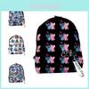 Mochila Espaçosa e Estilosa para Meninos Meninas Design de Desenho Animado para Escola e Aventuras de Viagem