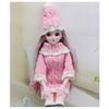 [OLYOLY] 13 (60cm) Doll Clothes Dress Up Set Cute Knit Sweater One Piece Pink Princess Miniature Doll Figure Costume Underwear (04 Sweater + Hat +