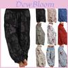 Pantaloni da Yoga Harem da Donna Thailandesi con Comoda Vita Elastica e Vestibilità Ampia