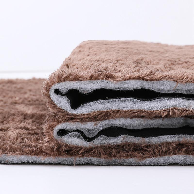 Middle-aged elderly women winter velvet thickened lamb wool pants mother warm cotton pants wear loose grandma trousers