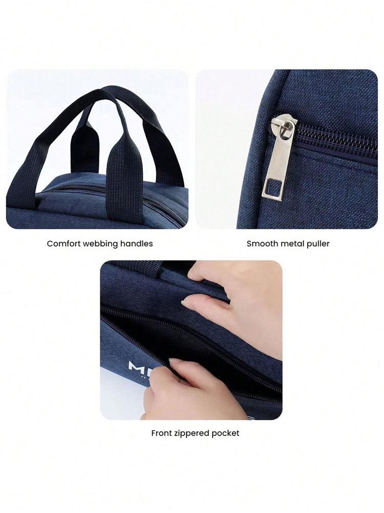 1PC Hand-held Bento Bag, Lunch Bag, Office Worker's Lunch Box, Handbag, Aluminum Foil Cotton Thickened Insulated Bag