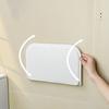 Foldable Plastic Shelf Stick on Wall for Kitchen Bathroom Many Place Extra Storage Needed Wall Mounted Bedside Shelves