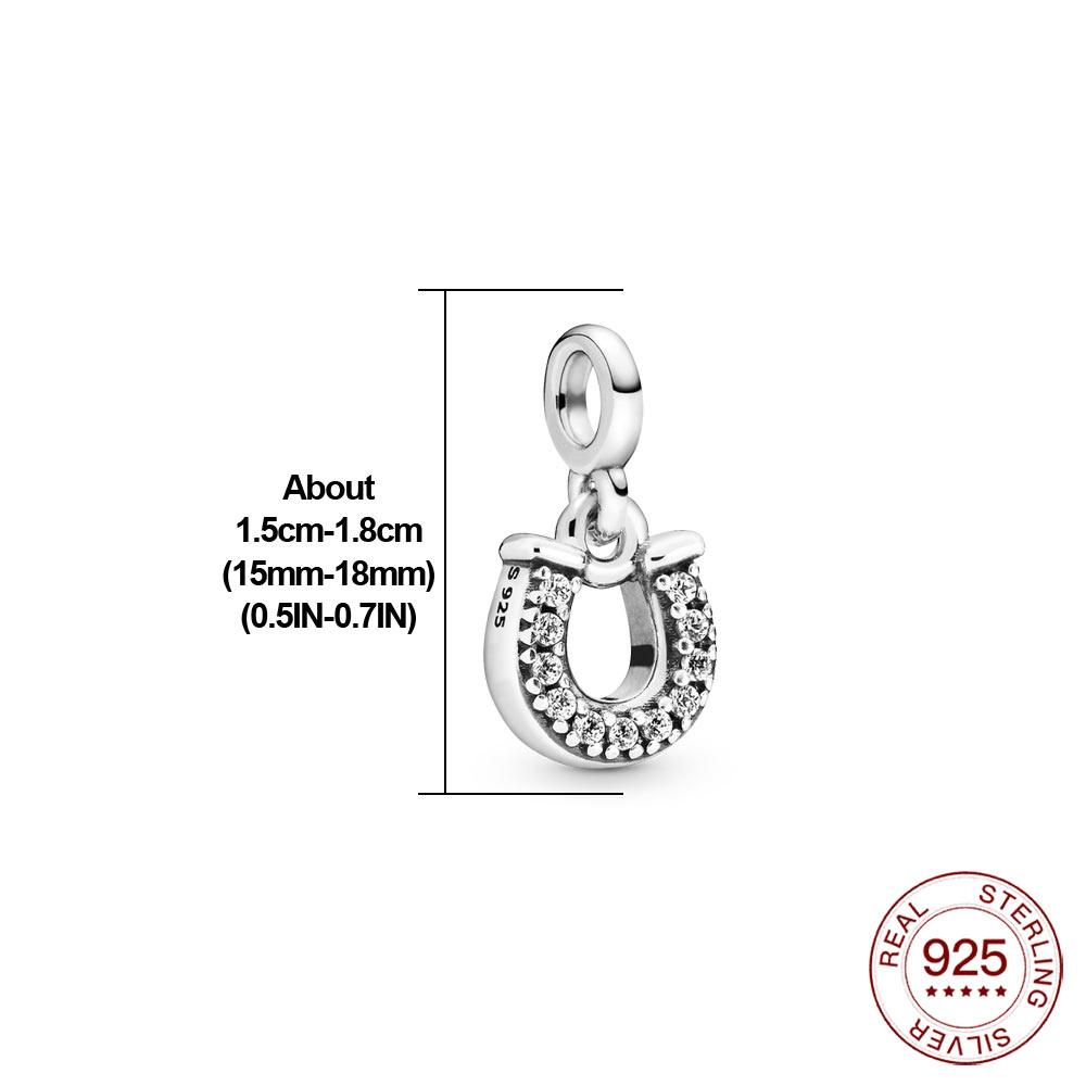 Novo Real S925 Prata Esterlina Me Charm Unicórnio Estrela Hoop Bead Fit Original Me Pulseiras Mulheres Coração Jóias Para Presente